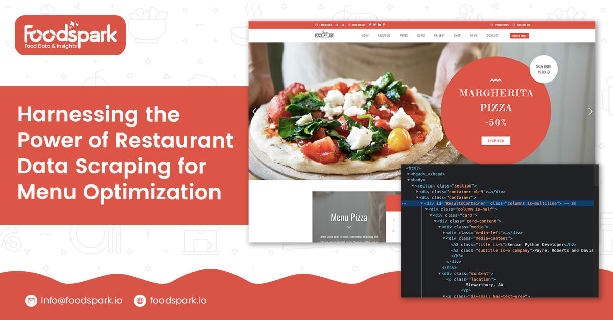 Harnessing the Power of Restaurant Data Scraping for Menu Optimization